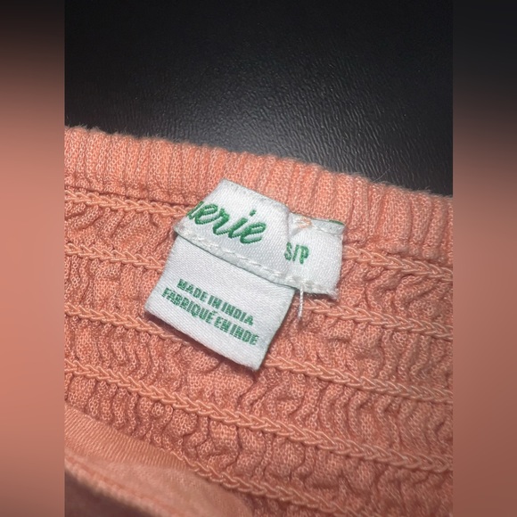 Aerie Coral Corset Linen Blend mini dress size XS GUC* - Picture 5 of 10